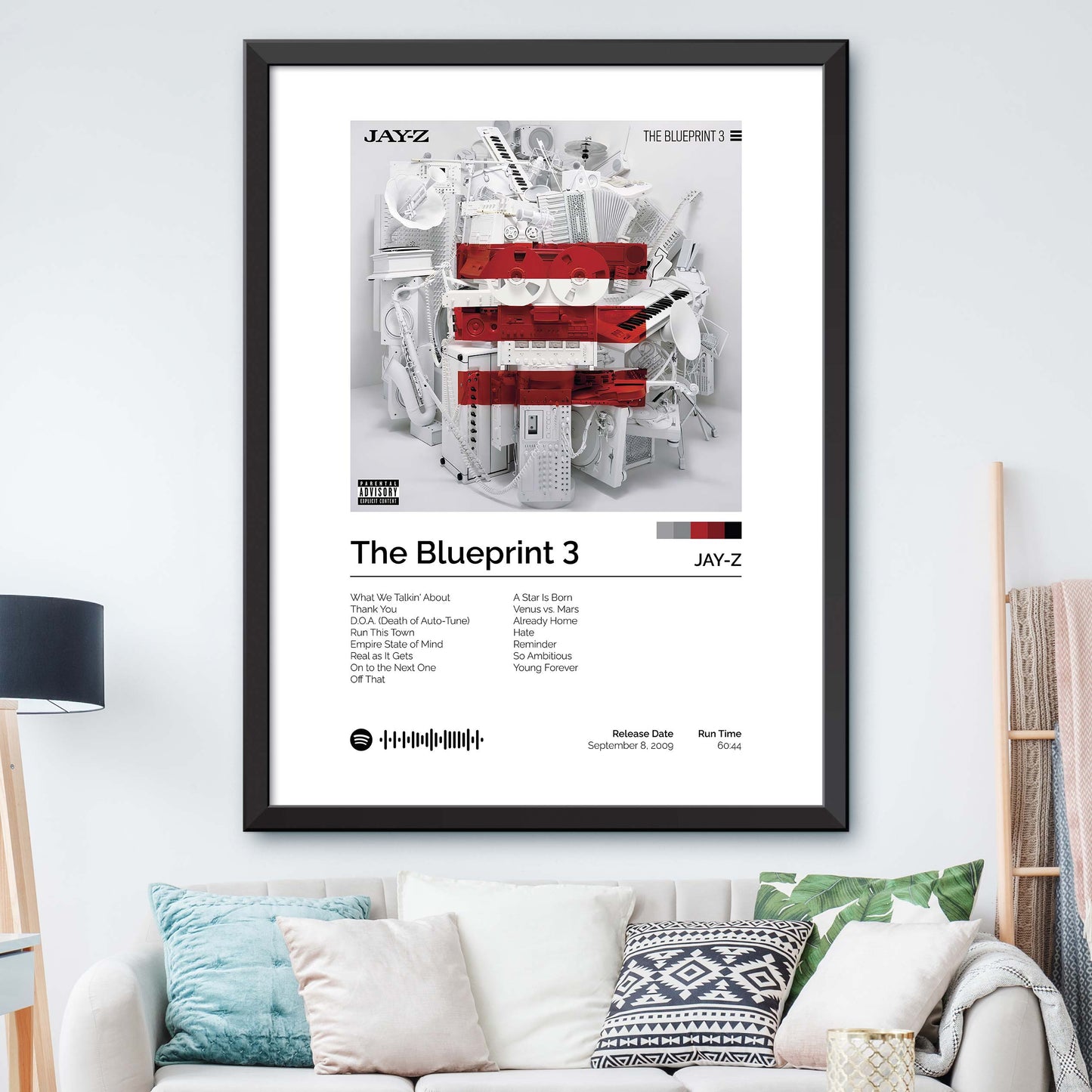 JAY-Z - The Blueprint 3 Album Cover Print