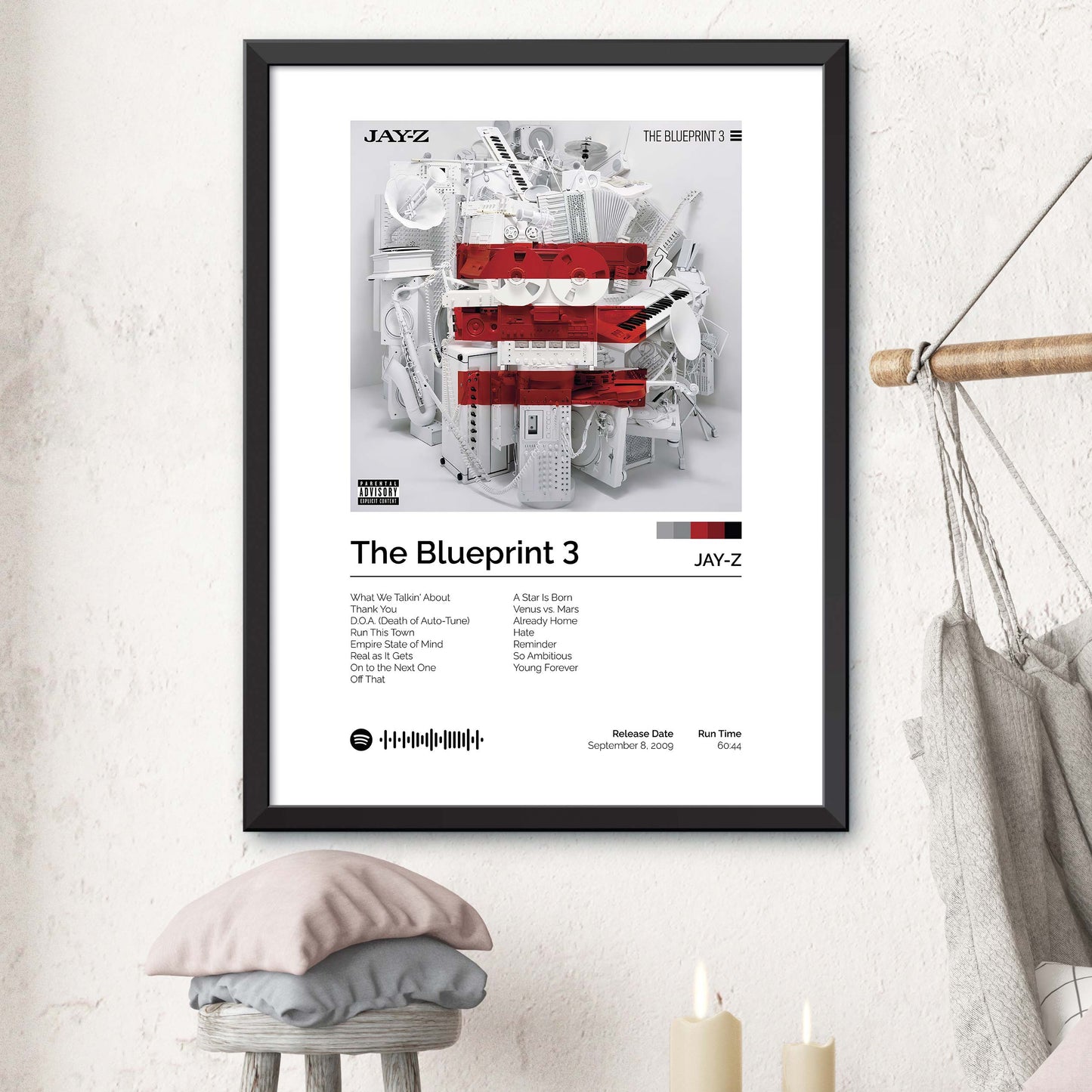 JAY-Z - The Blueprint 3 Album Cover Print