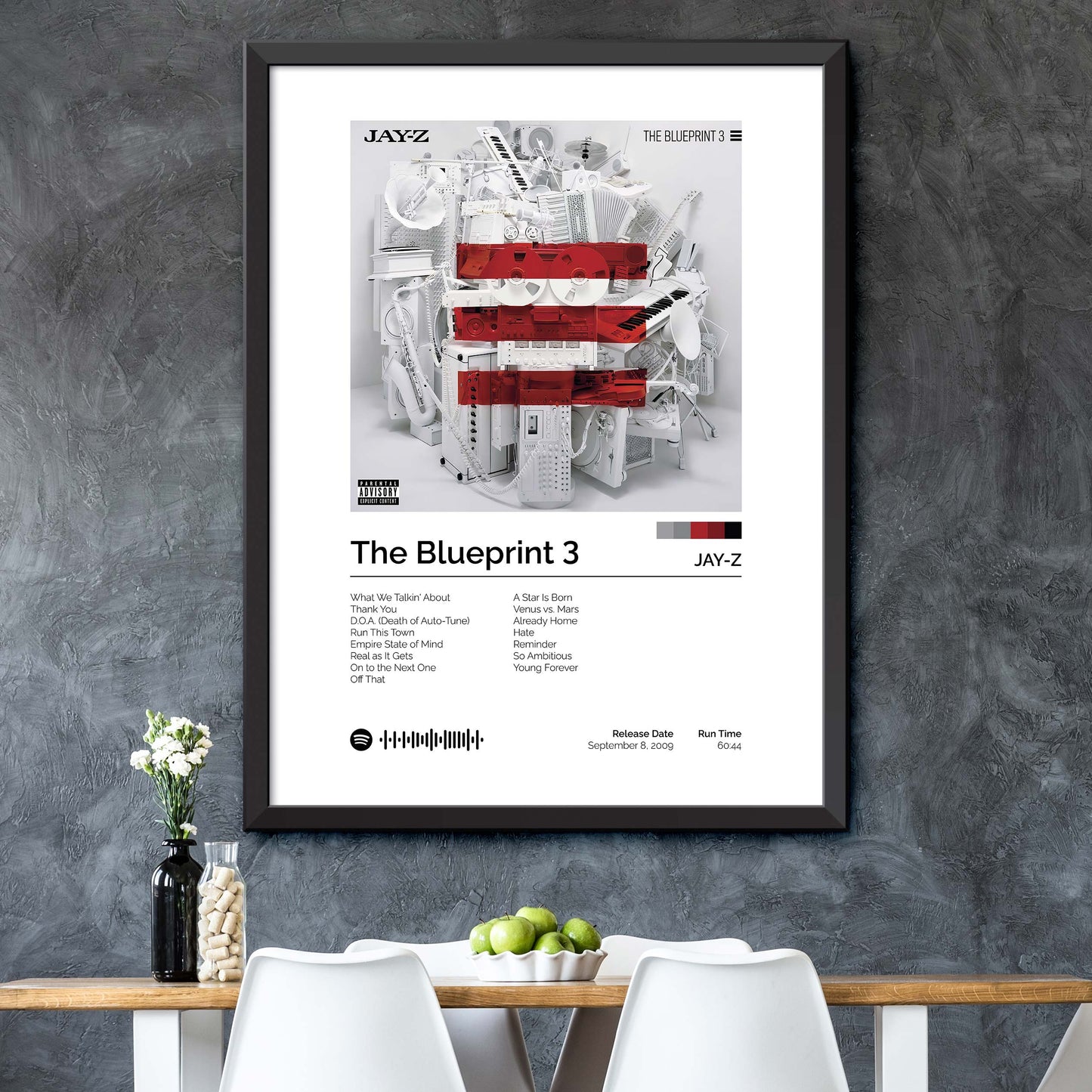 JAY-Z - The Blueprint 3 Album Cover Print