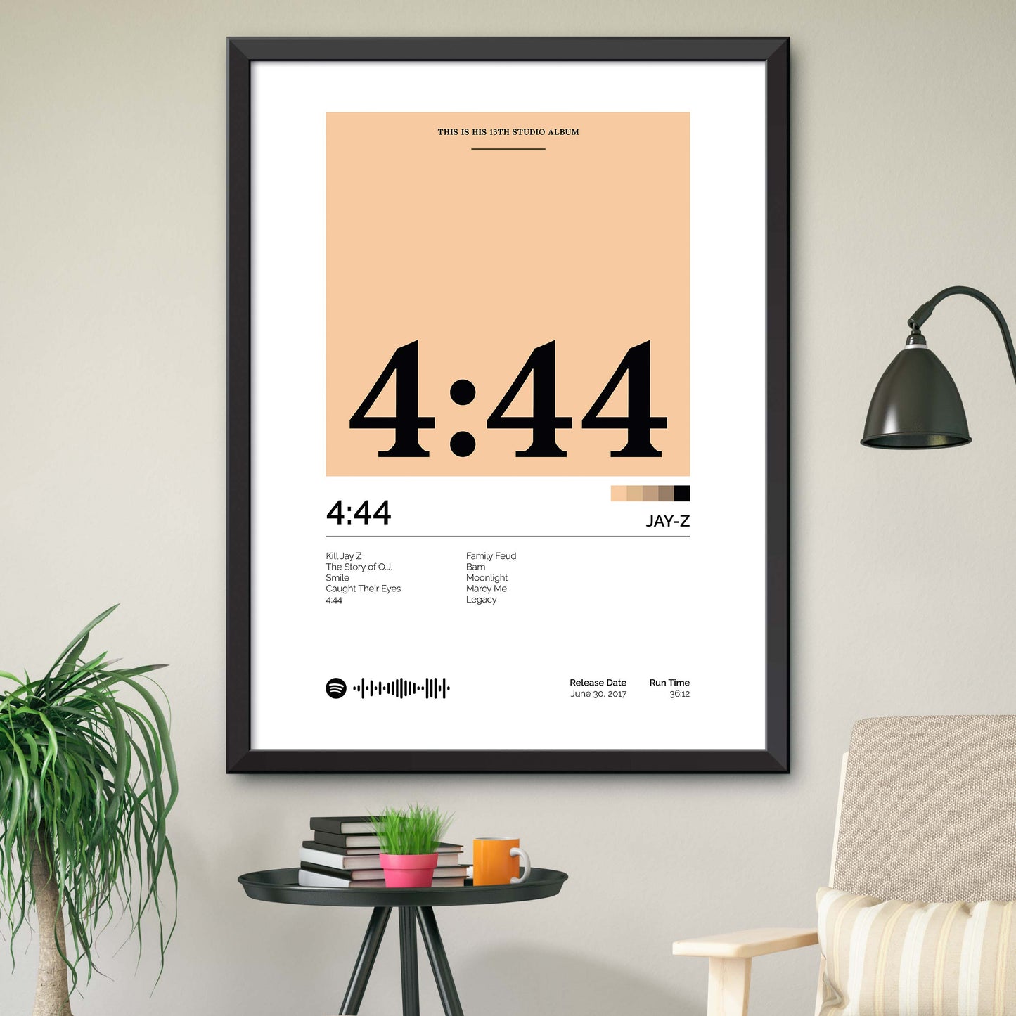 Jay-Z - 444 Album Cover Print