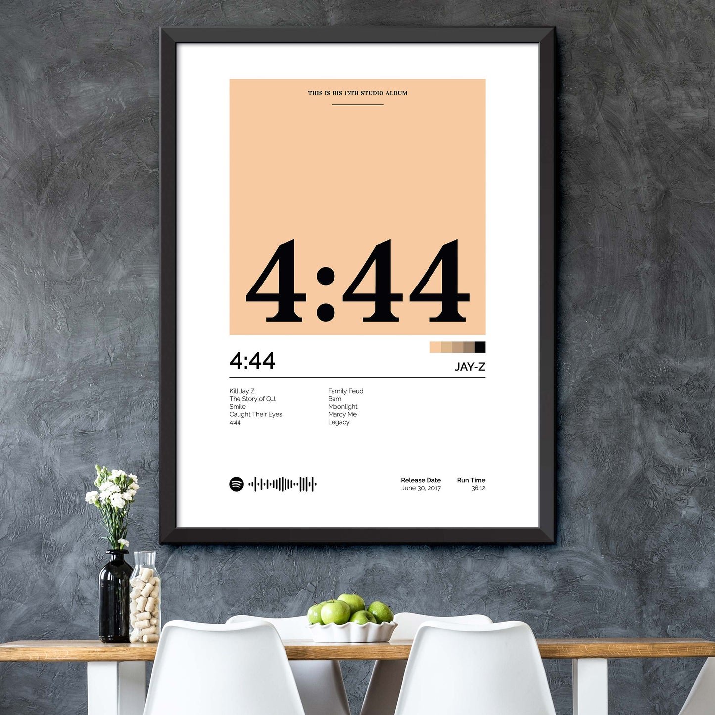 Jay-Z - 444 Album Cover Print