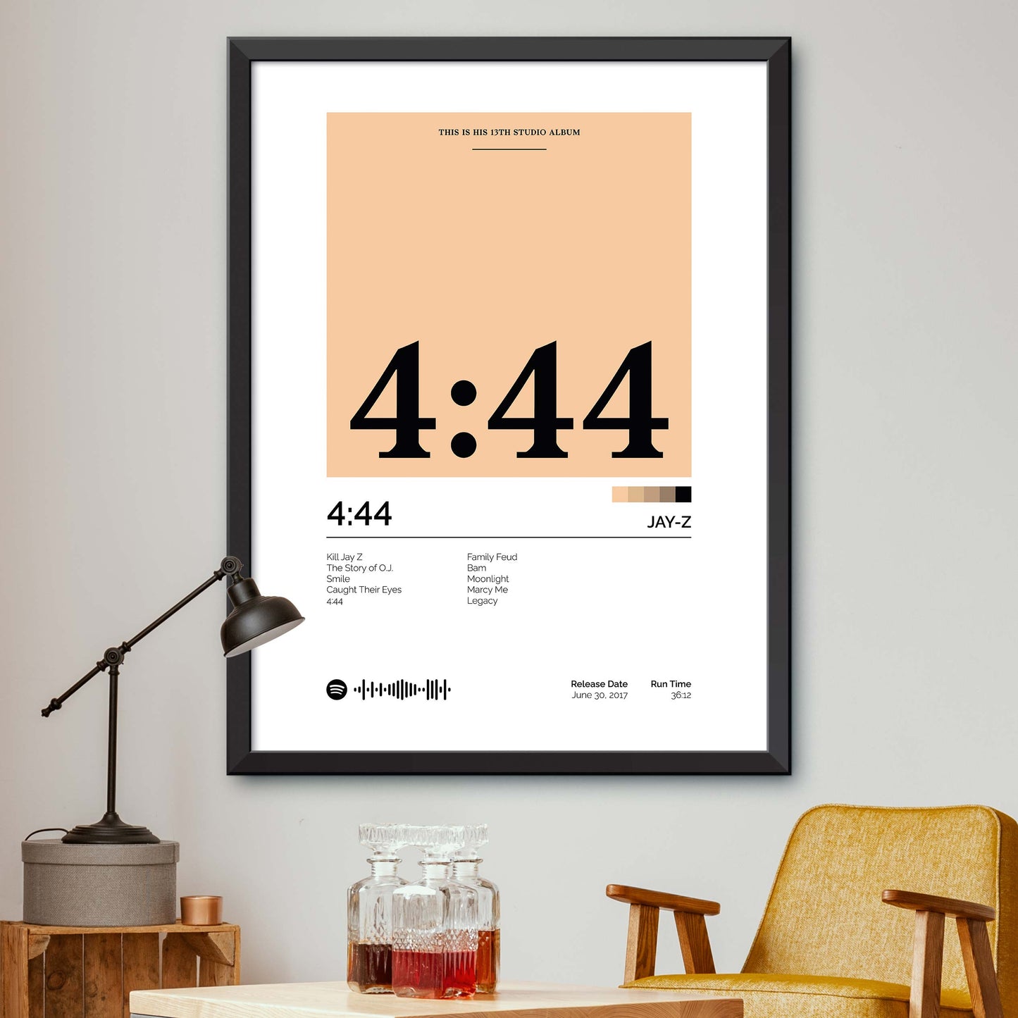 Jay-Z - 444 Album Cover Print