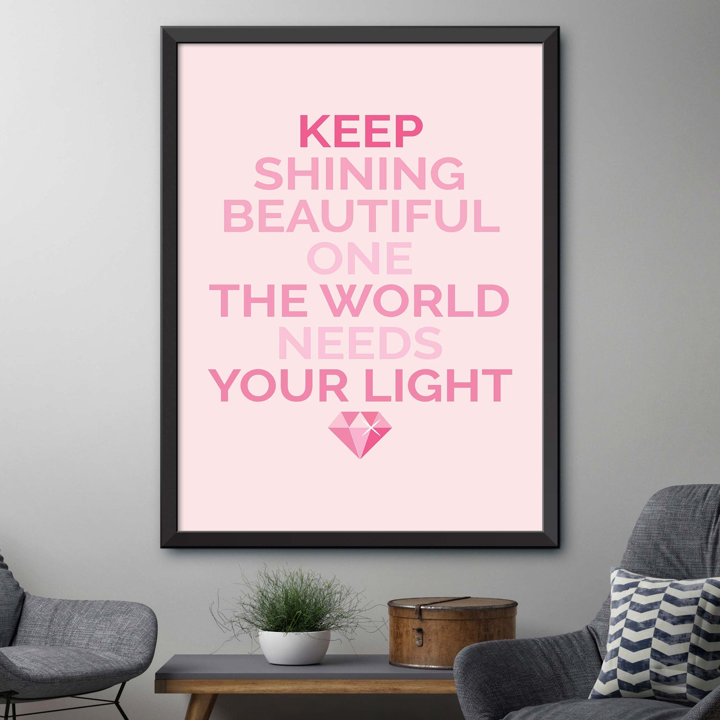 Keep Shining Beautiful Poster