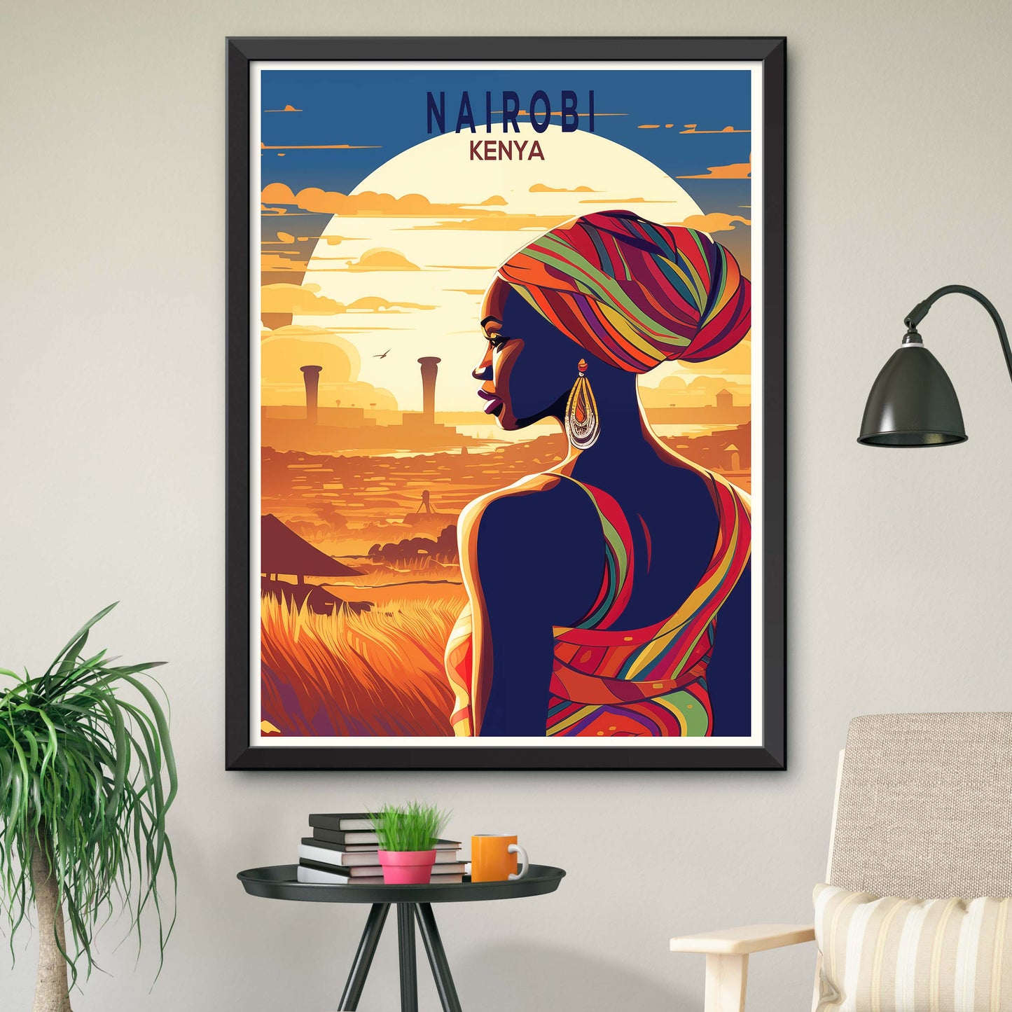 Nairobi Travel Poster Nairobi Print Kenya Art Print