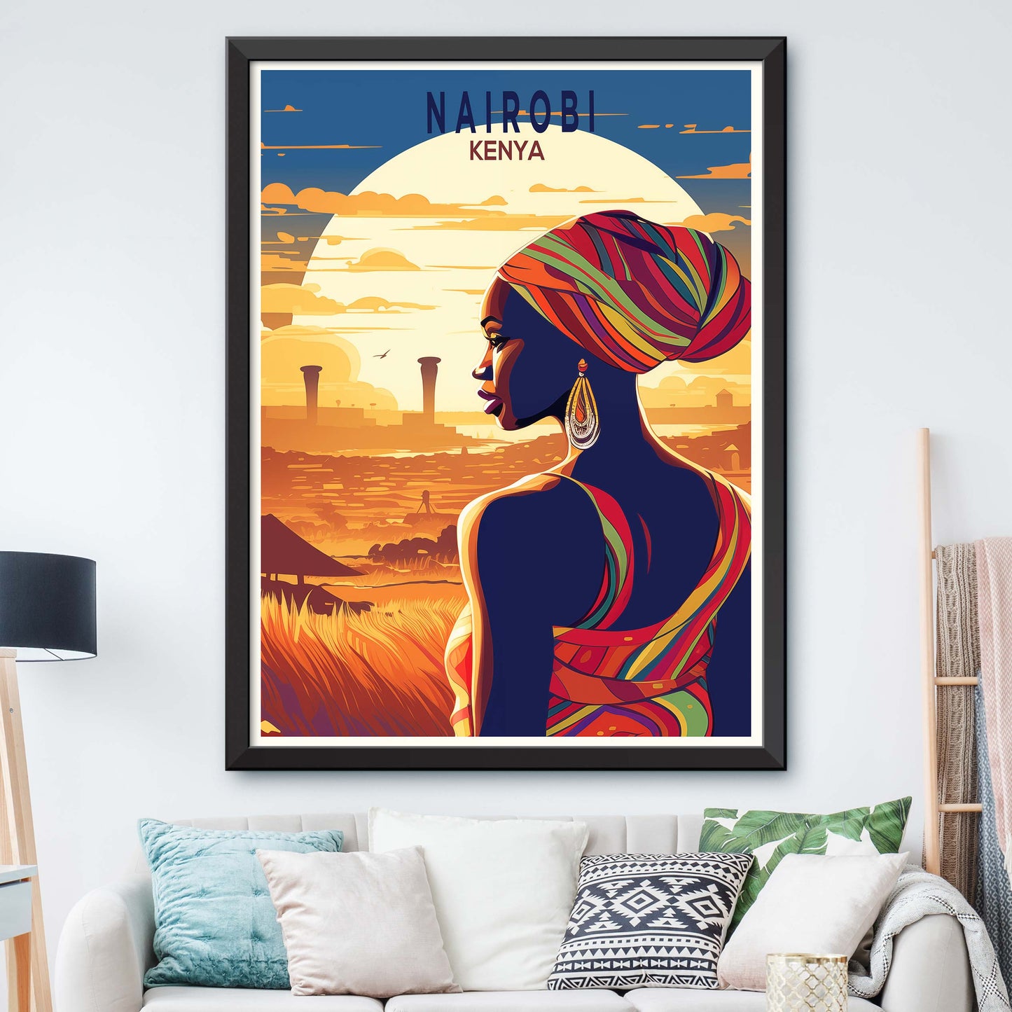 Nairobi Travel Poster Nairobi Print Kenya Art Print