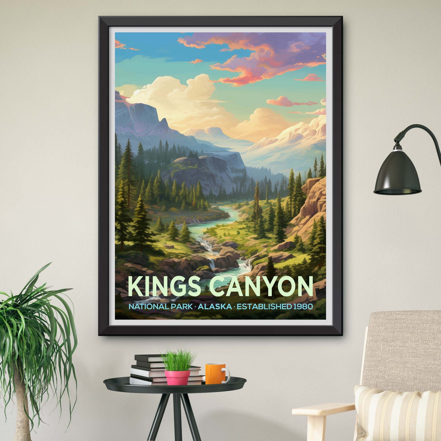 Kings Canyon National Park Travel Print Wall Art Kings Canyon National Park Wall