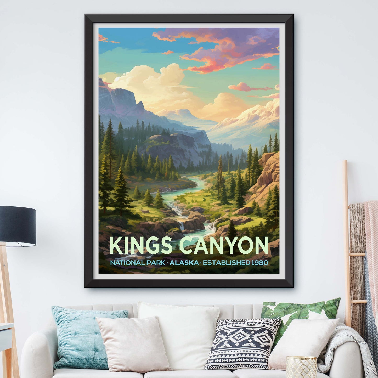 Kings Canyon National Park Travel Print Wall Art Kings Canyon National Park Wall