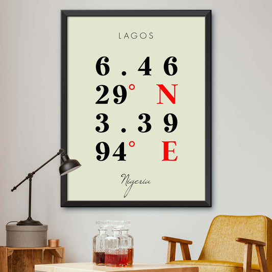 Lagos Coordinate Map