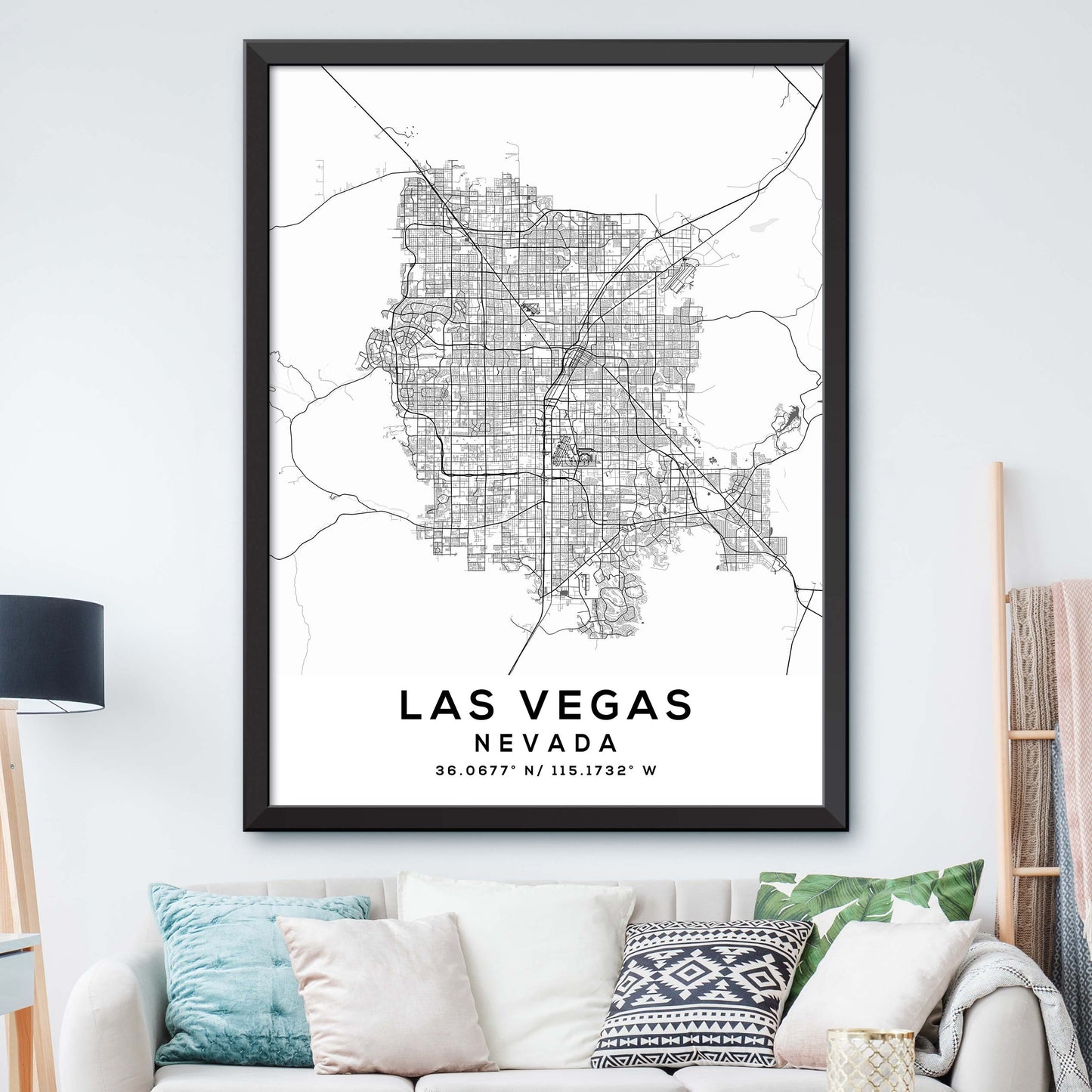 Las-Vegas,Nevada Map Print