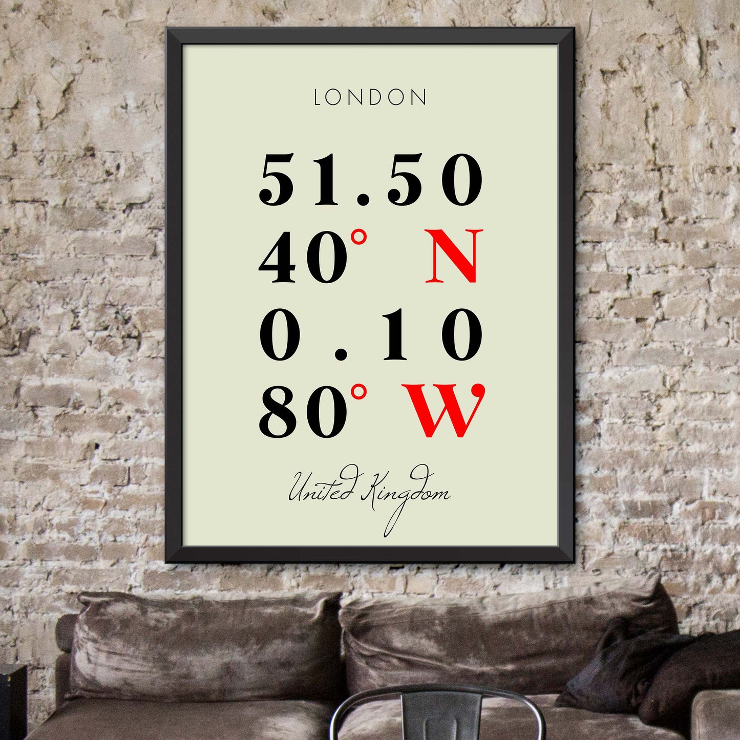London Coordinate Map