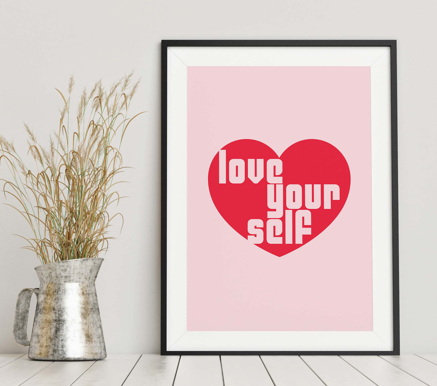 Pink Love Yourself Print