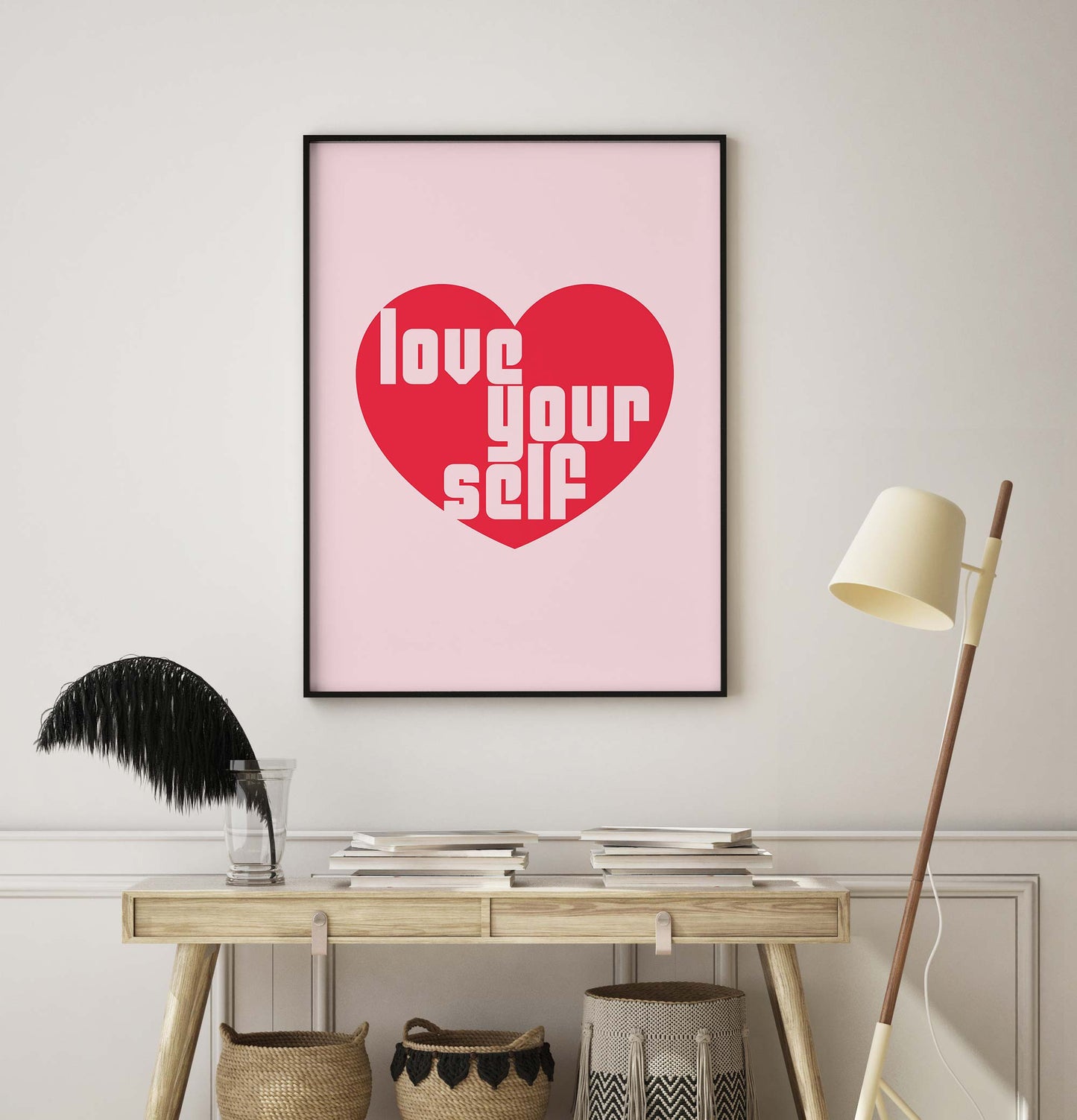 Pink Love Yourself Print