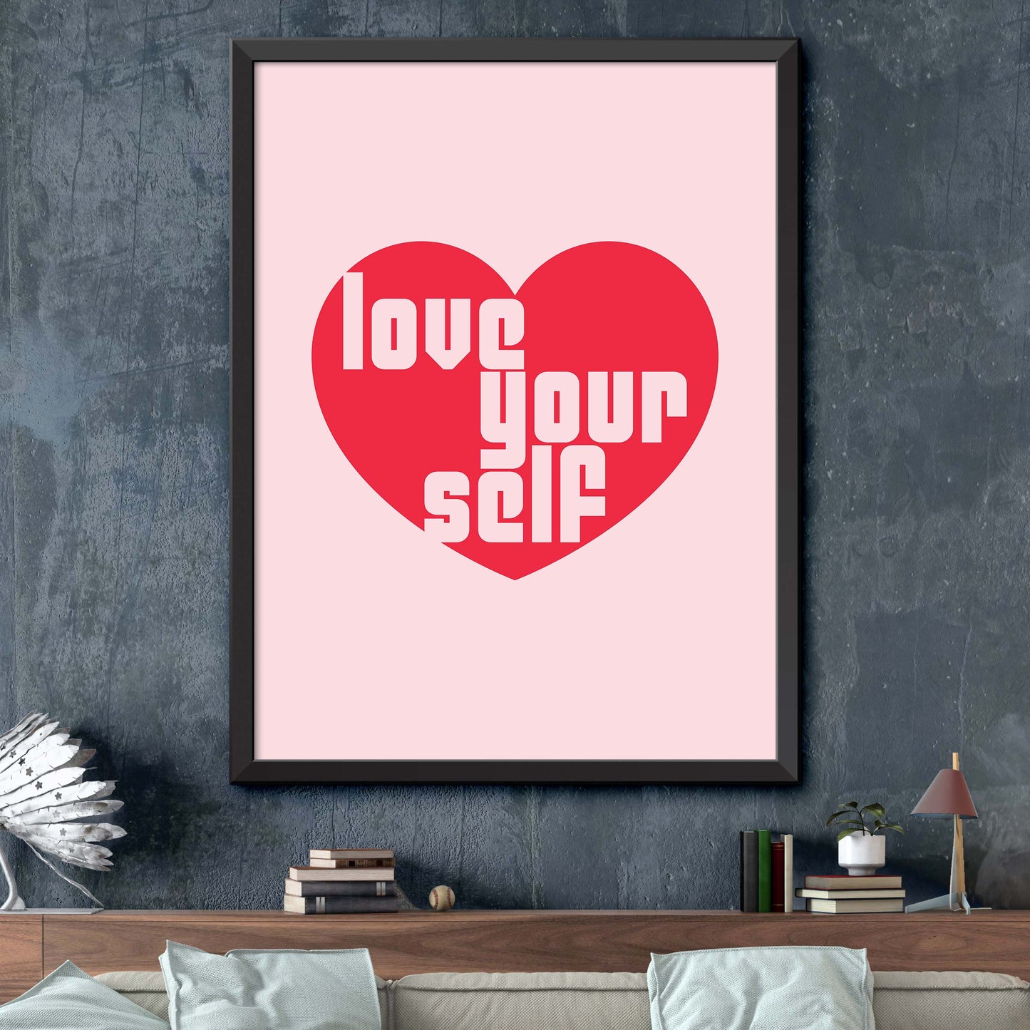 Pink Love Yourself Print