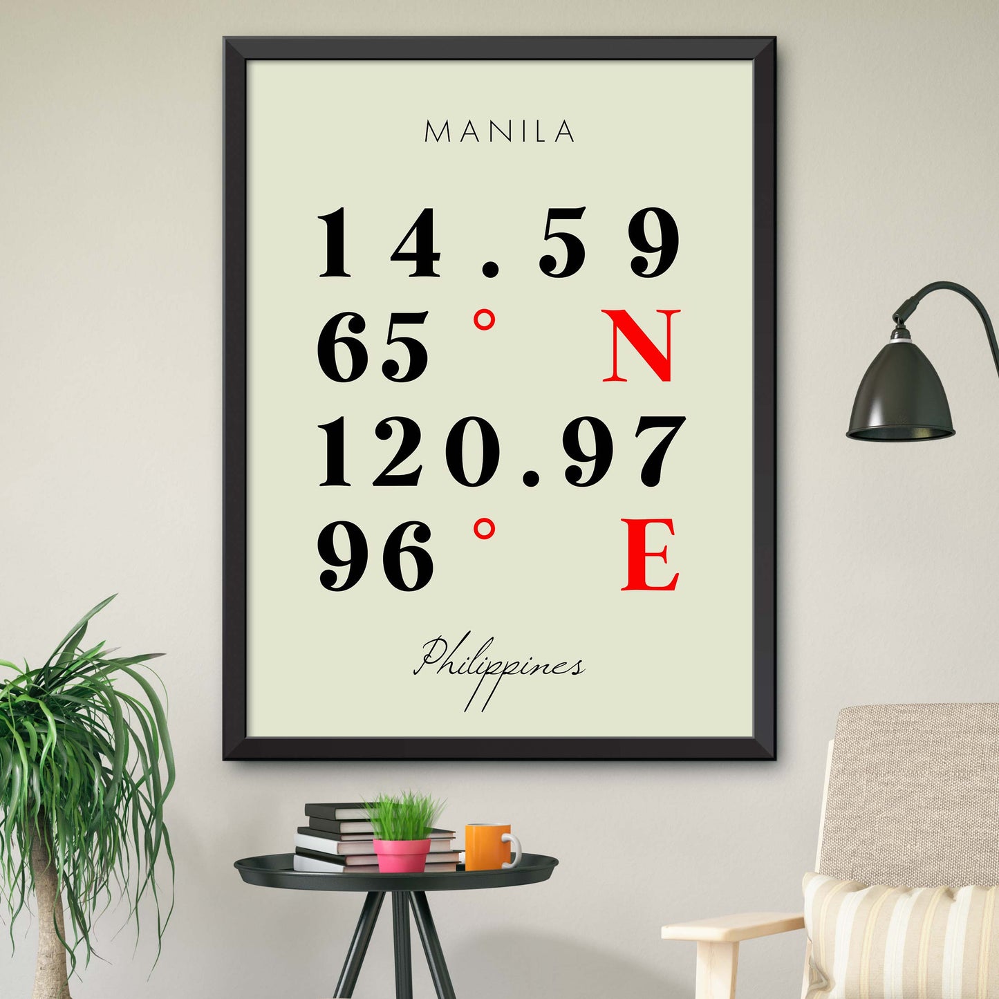 Manila Coordinate Map