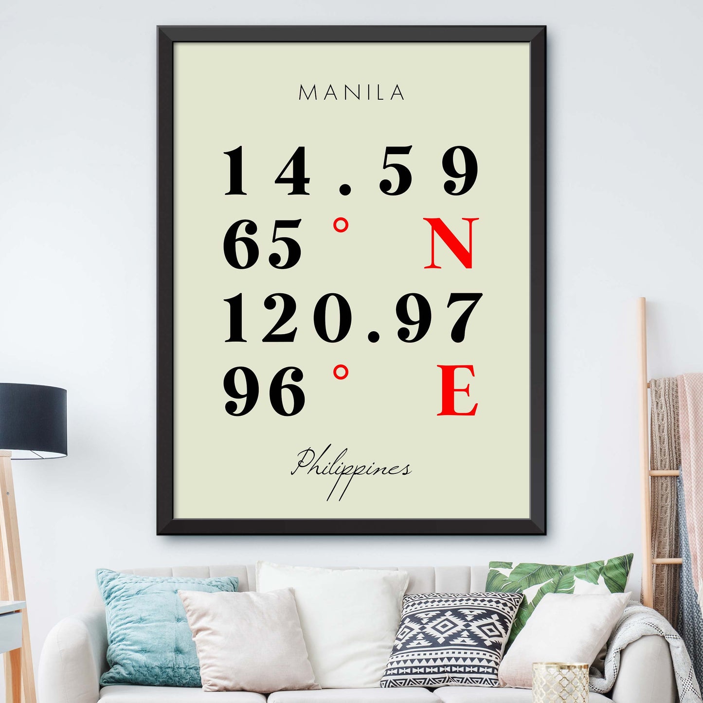 Manila Coordinate Map