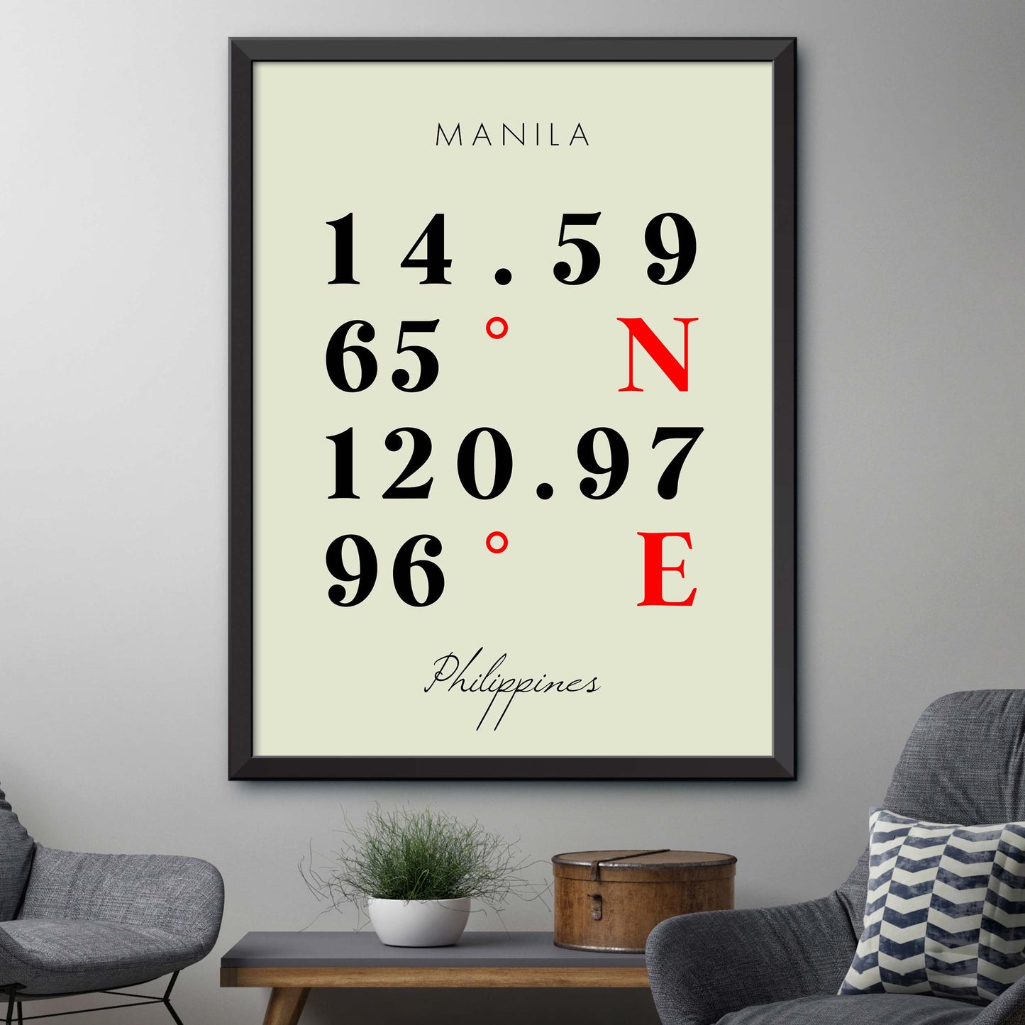 Manila Coordinate Map
