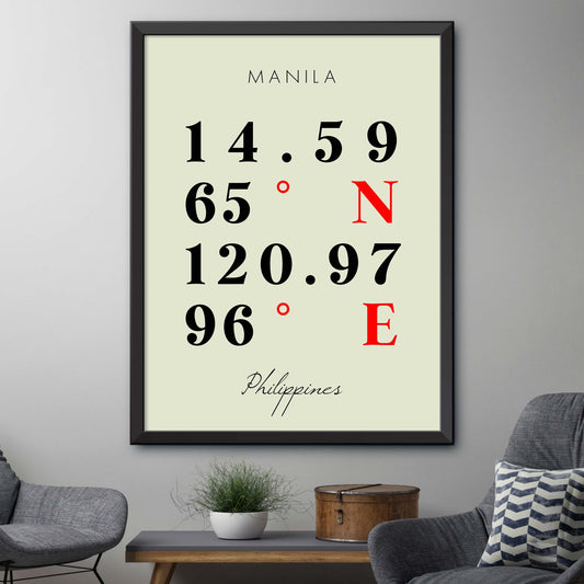 Manila Coordinate Map