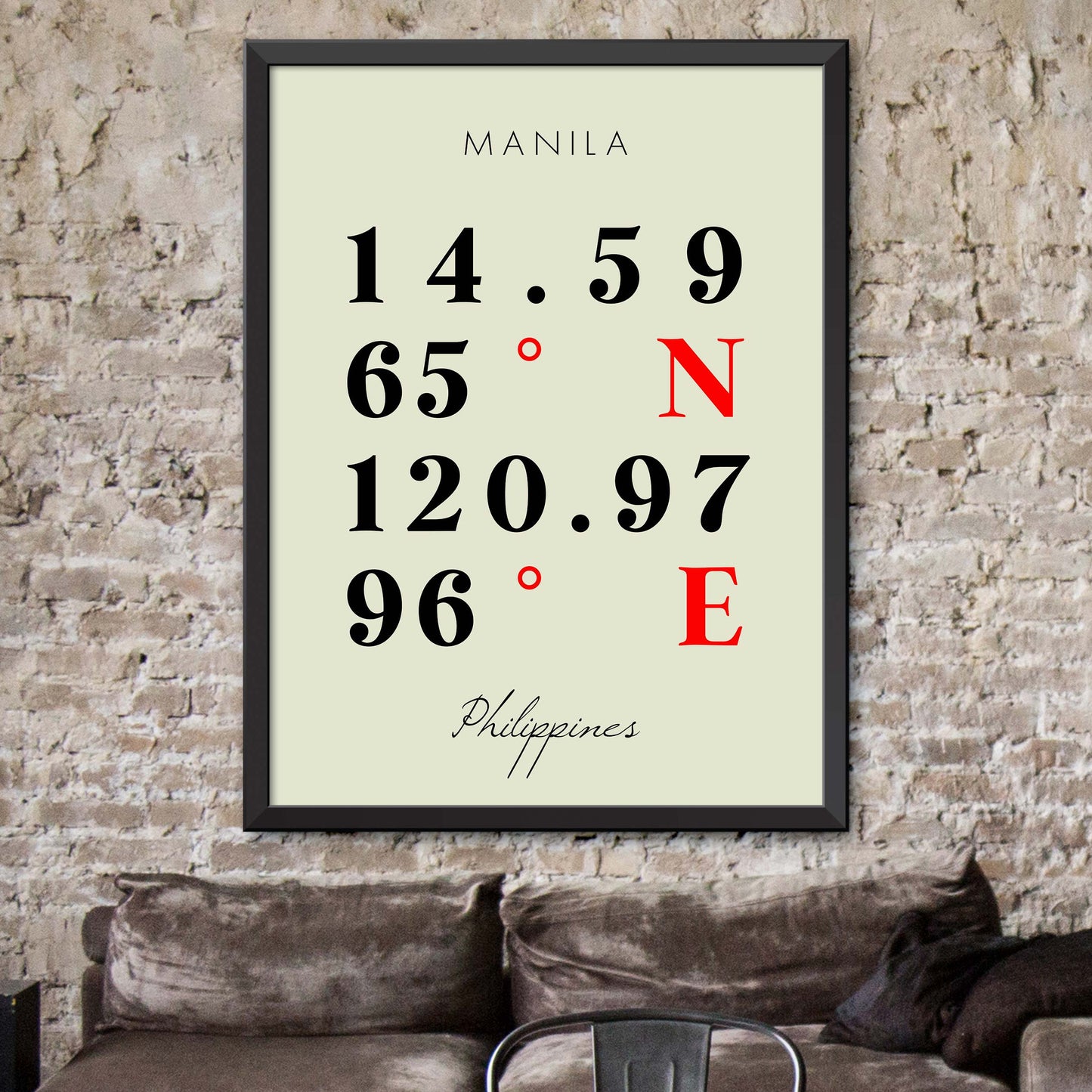 Manila Coordinate Map