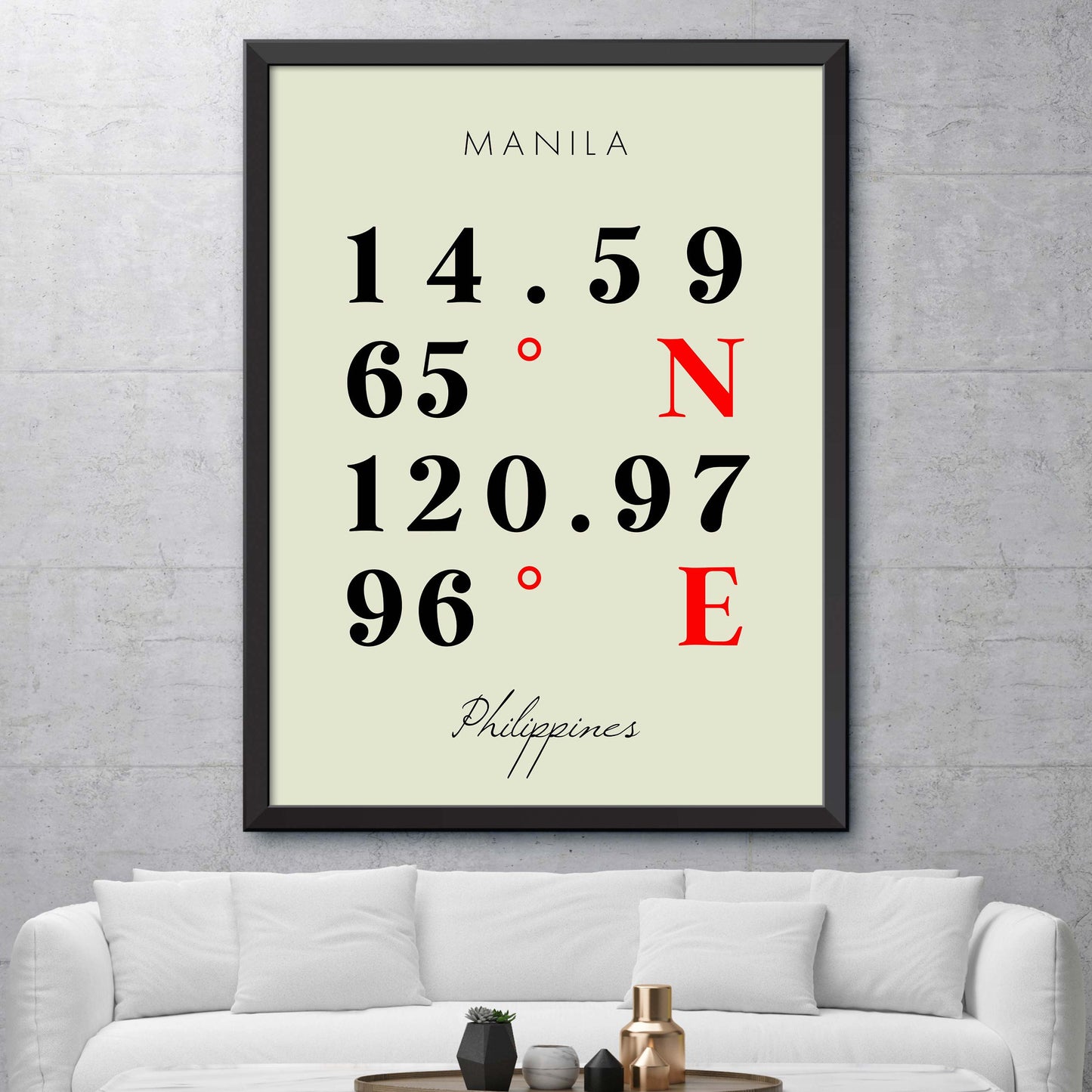 Manila Coordinate Map