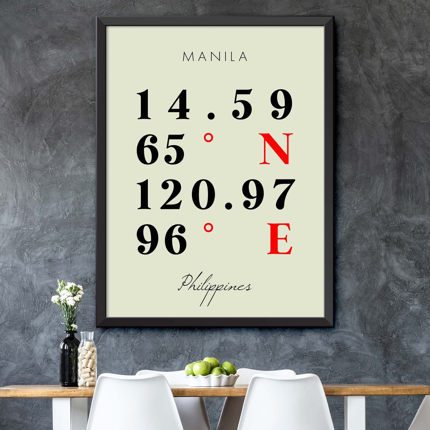 Manila Coordinate Map
