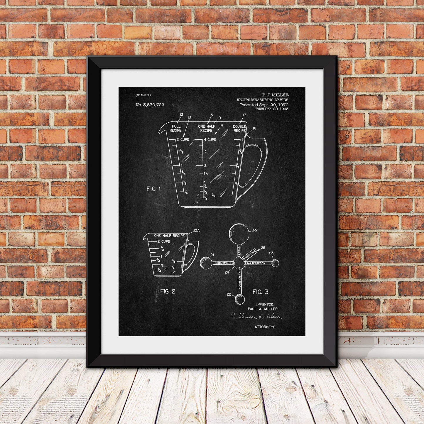 Recipe Measuing Device Patent Patent Print