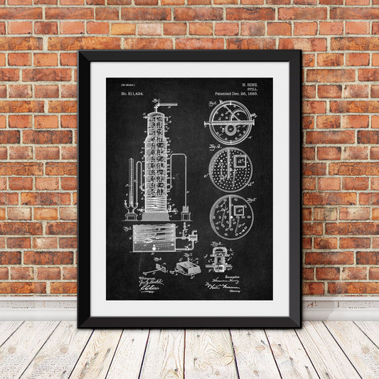 Whiskey Still Patent Print