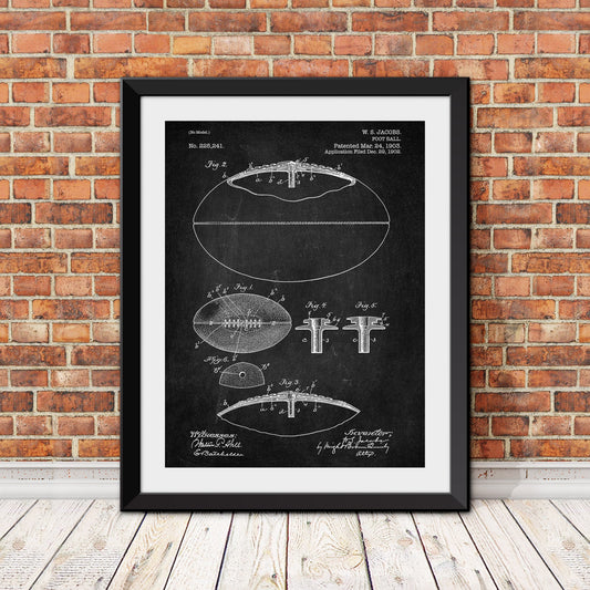 Football Patent Patent Print