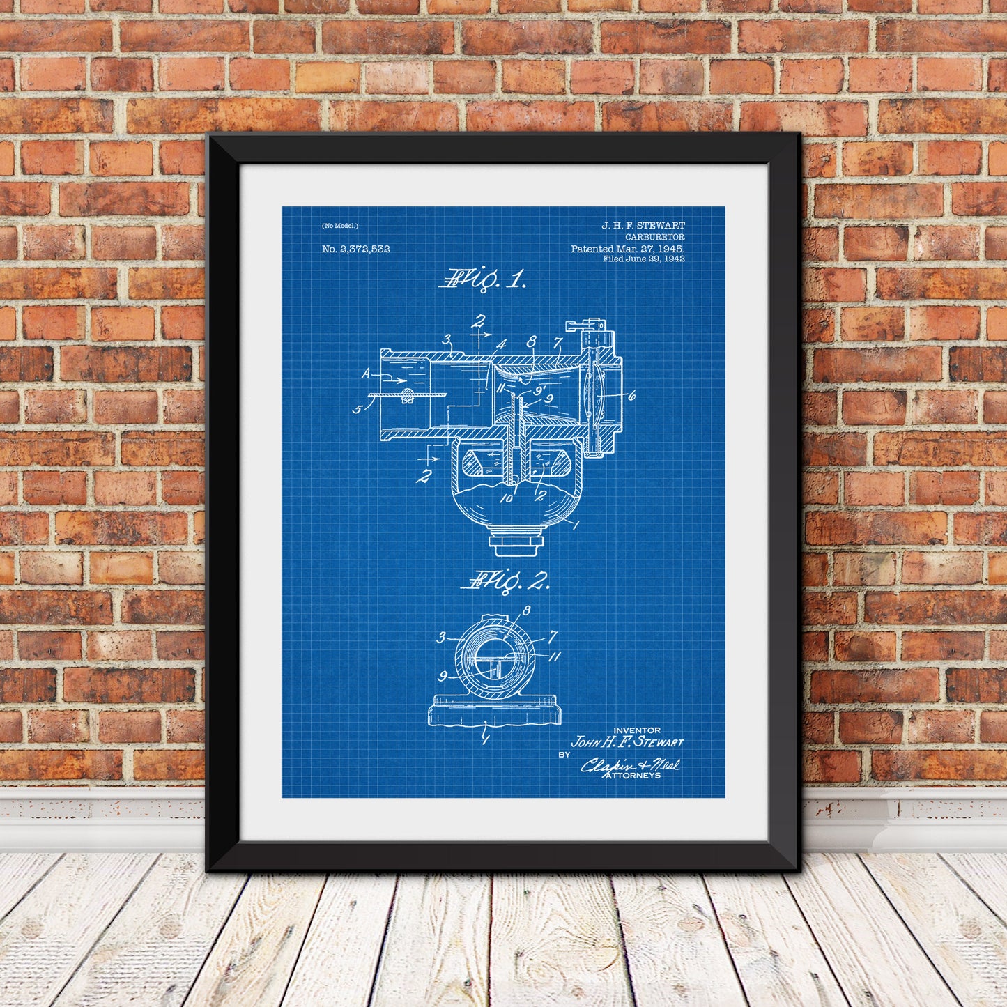 Harley Davidson Carburator Patent Patent Print