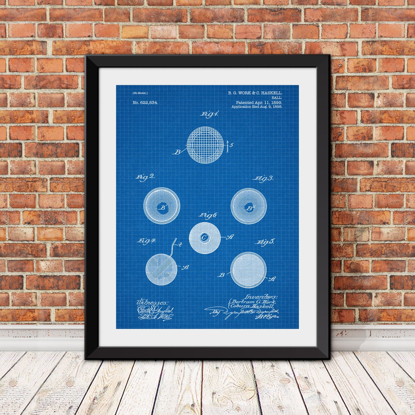 Golf Ball Patent I Patent Print