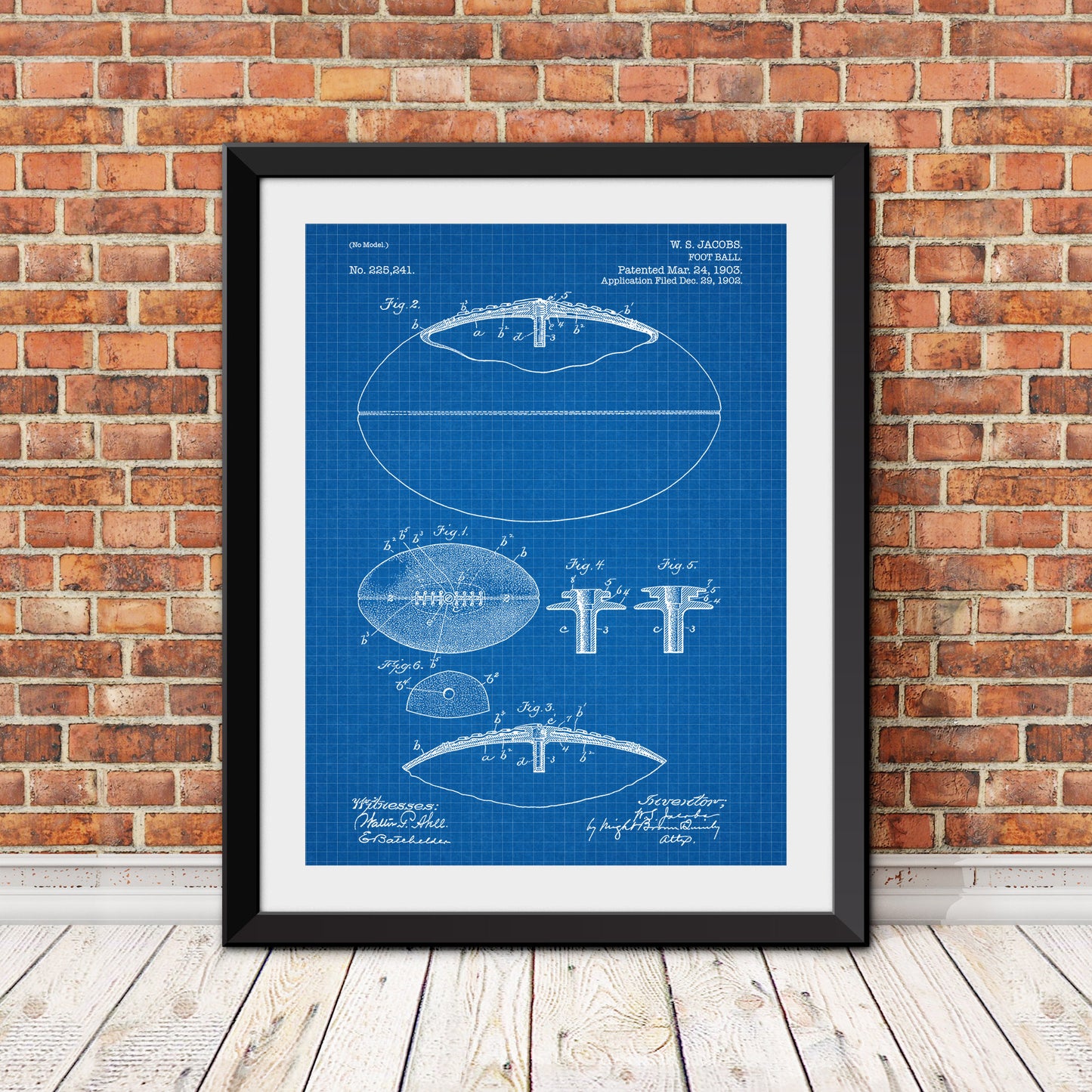 Football Patent Patent Print