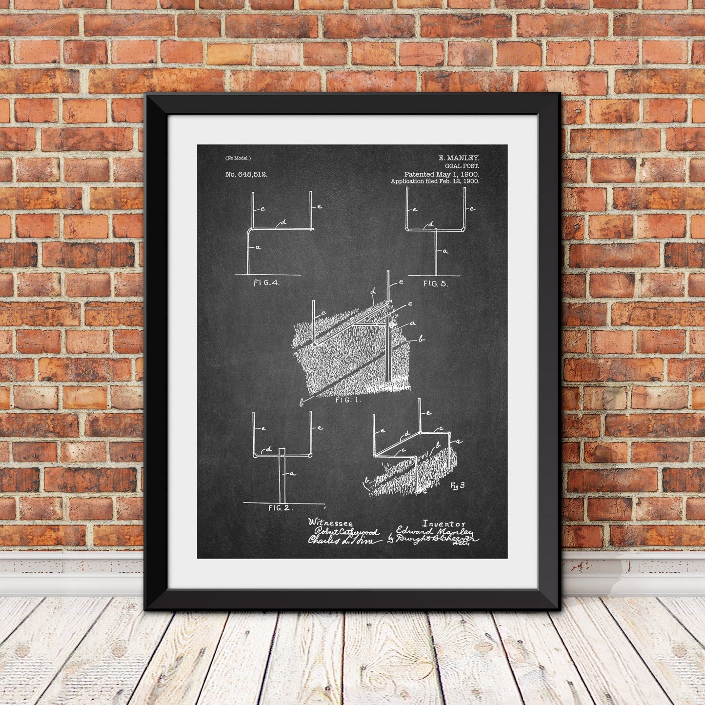 Goal Post Patent Patent Print