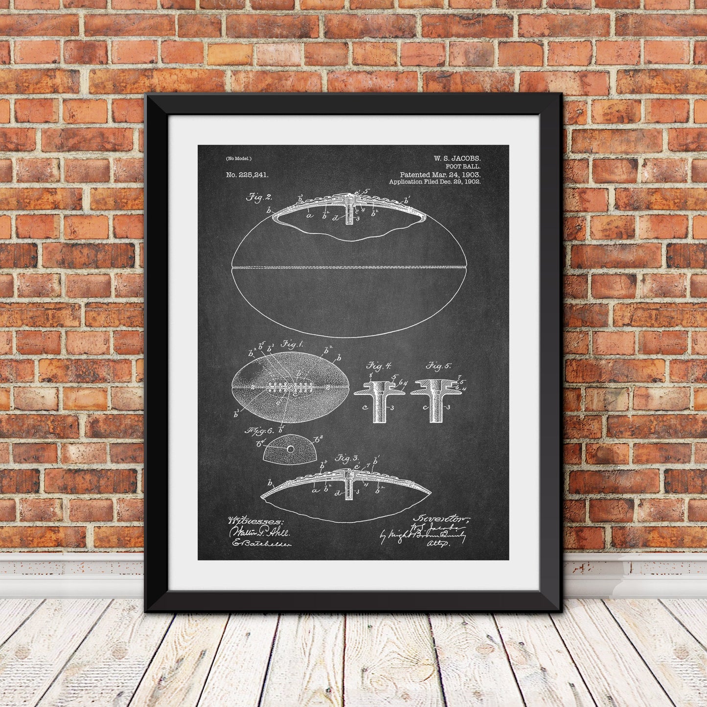 Football Patent Patent Print