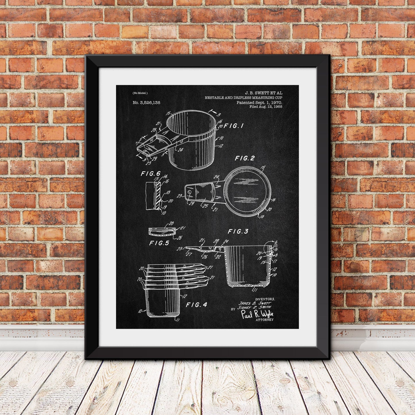 Nestable and Dripless Measuring Cup Patent Patent Print