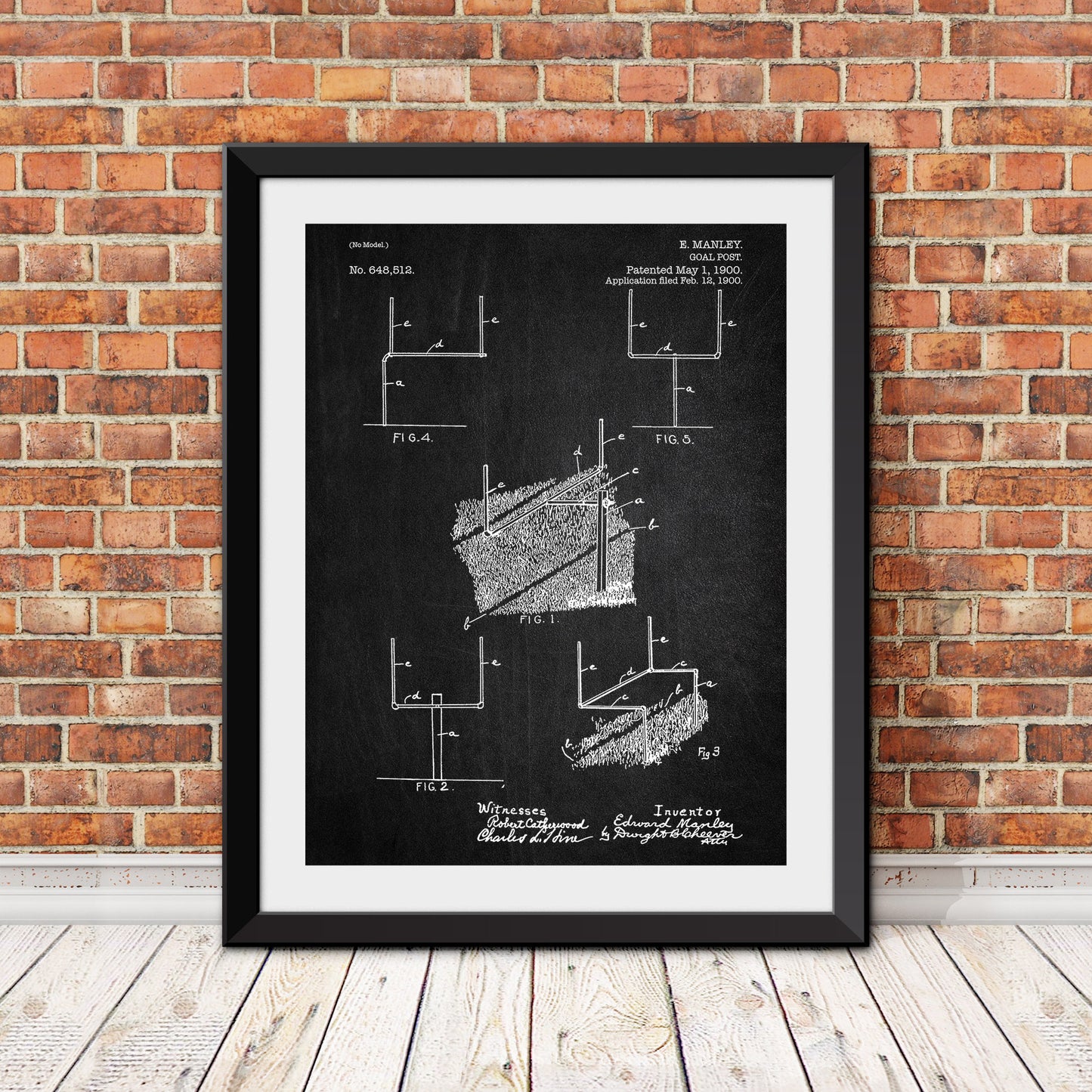 Goal Post Patent Patent Print