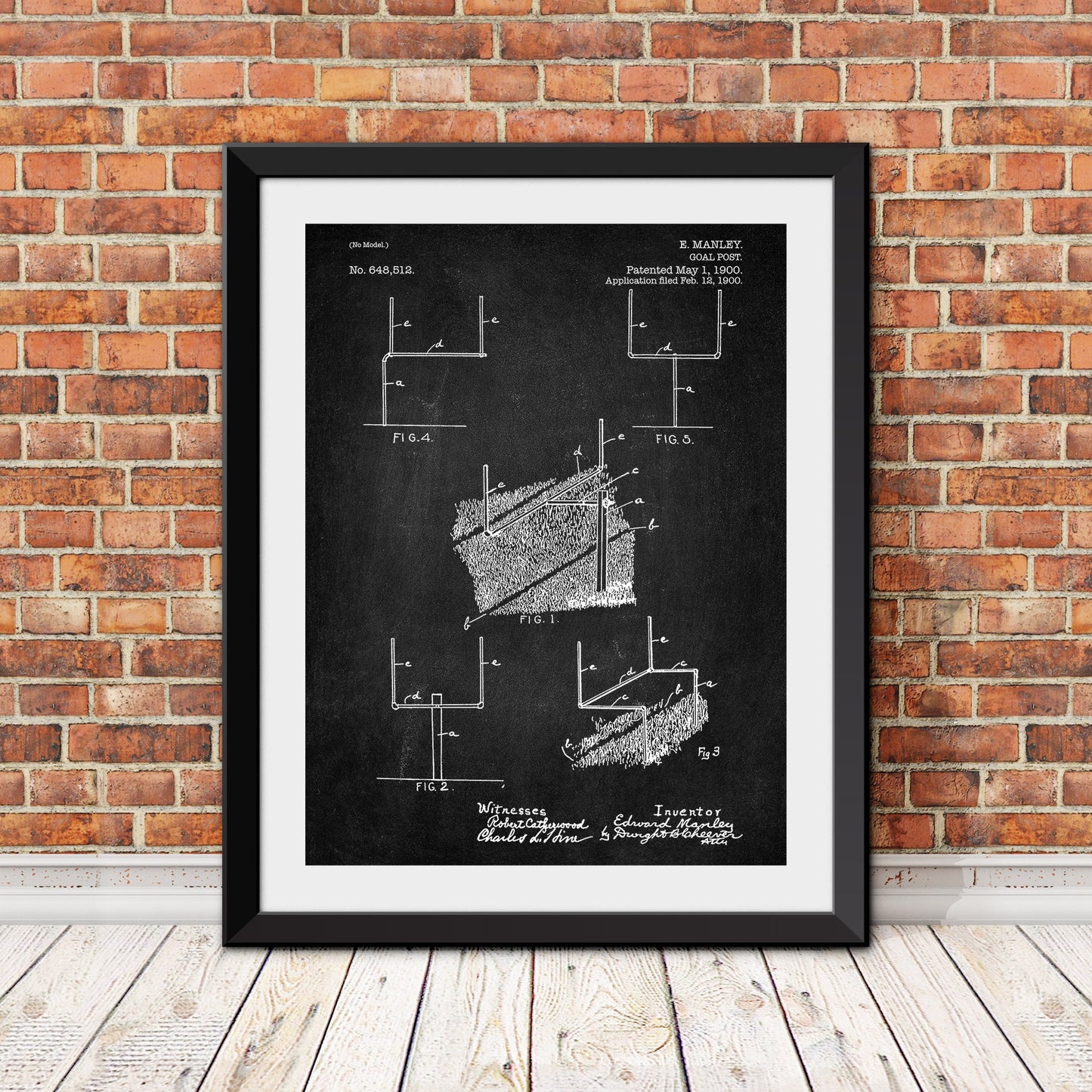 Goal Post Patent Patent Print