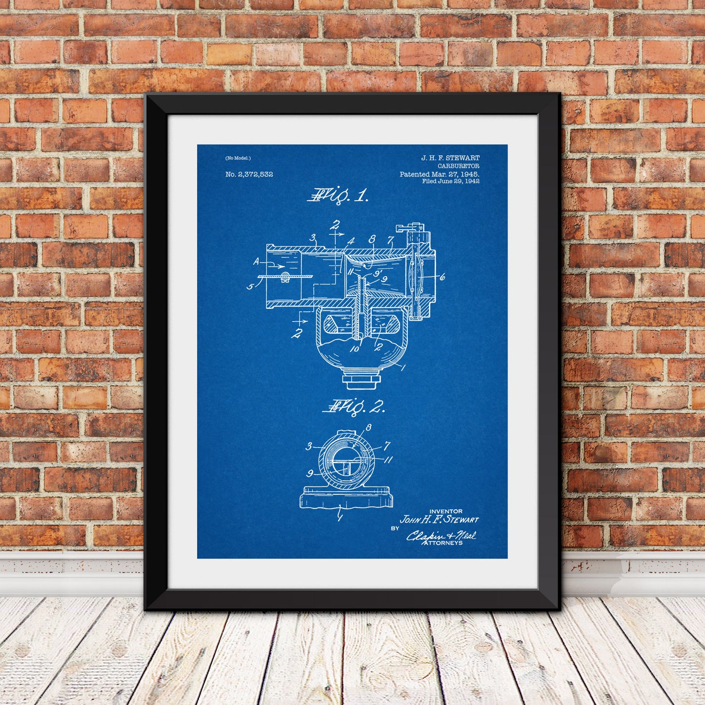 Harley Davidson Carburator Patent Patent Print