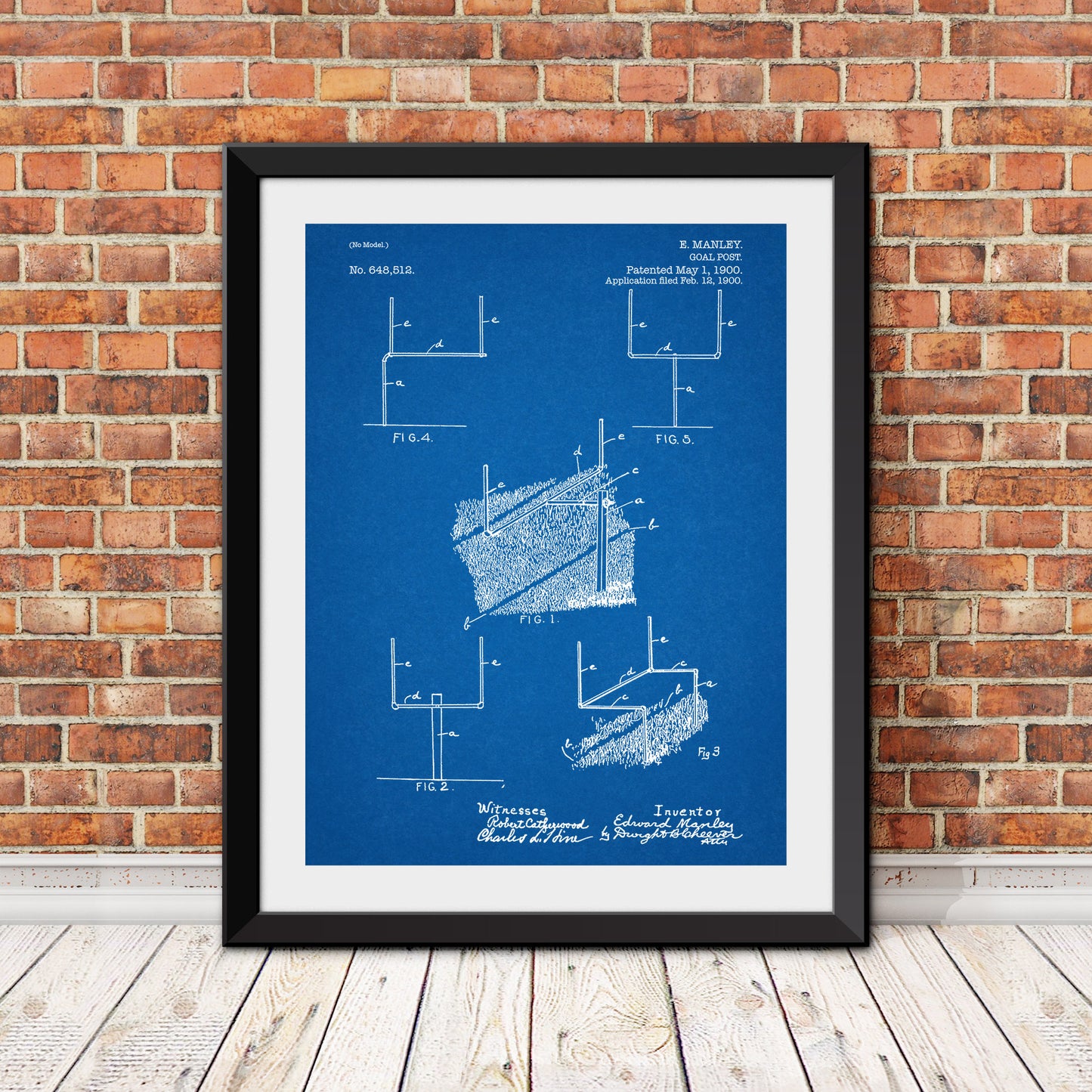 Goal Post Patent Patent Print