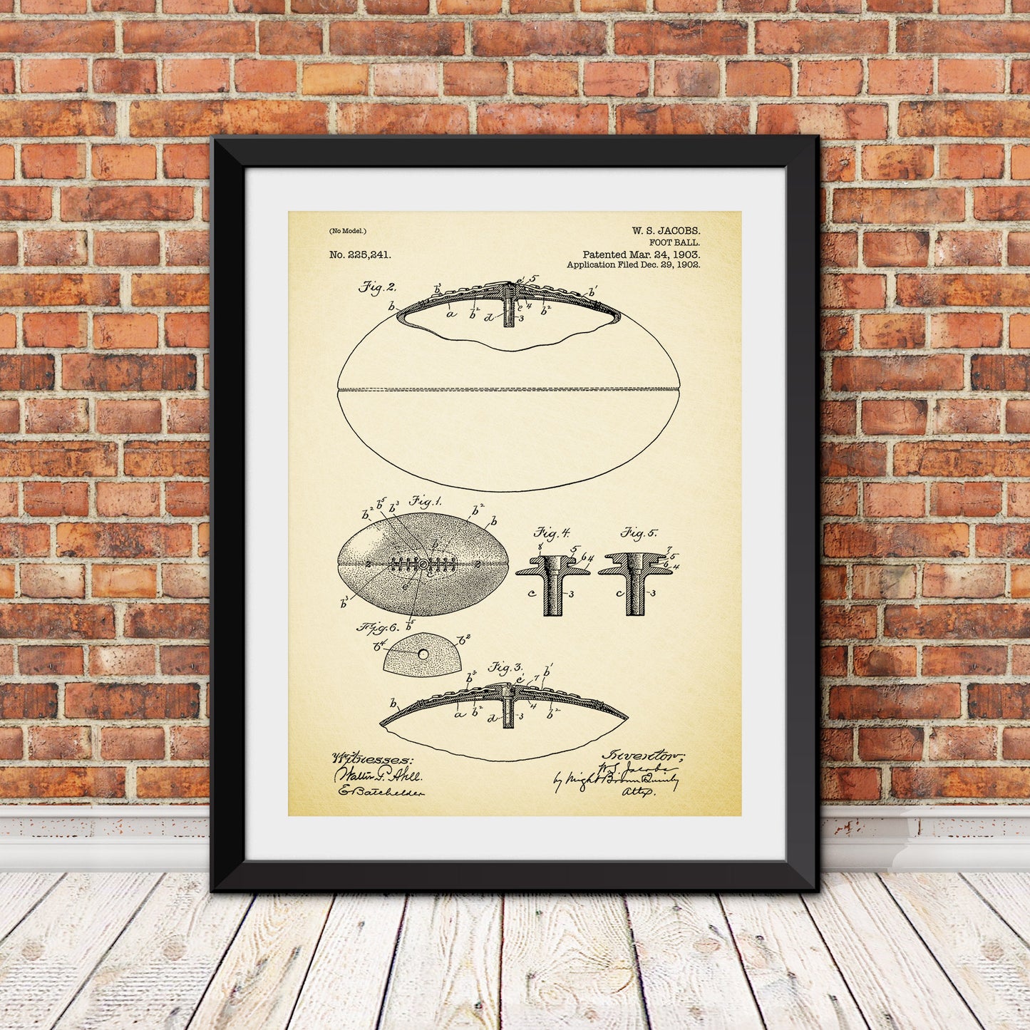 Football Patent Patent Print