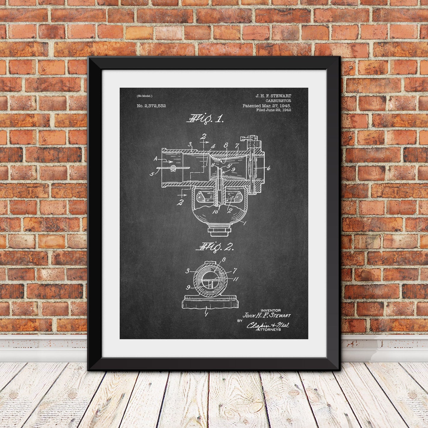 Harley Davidson Carburator Patent Patent Print