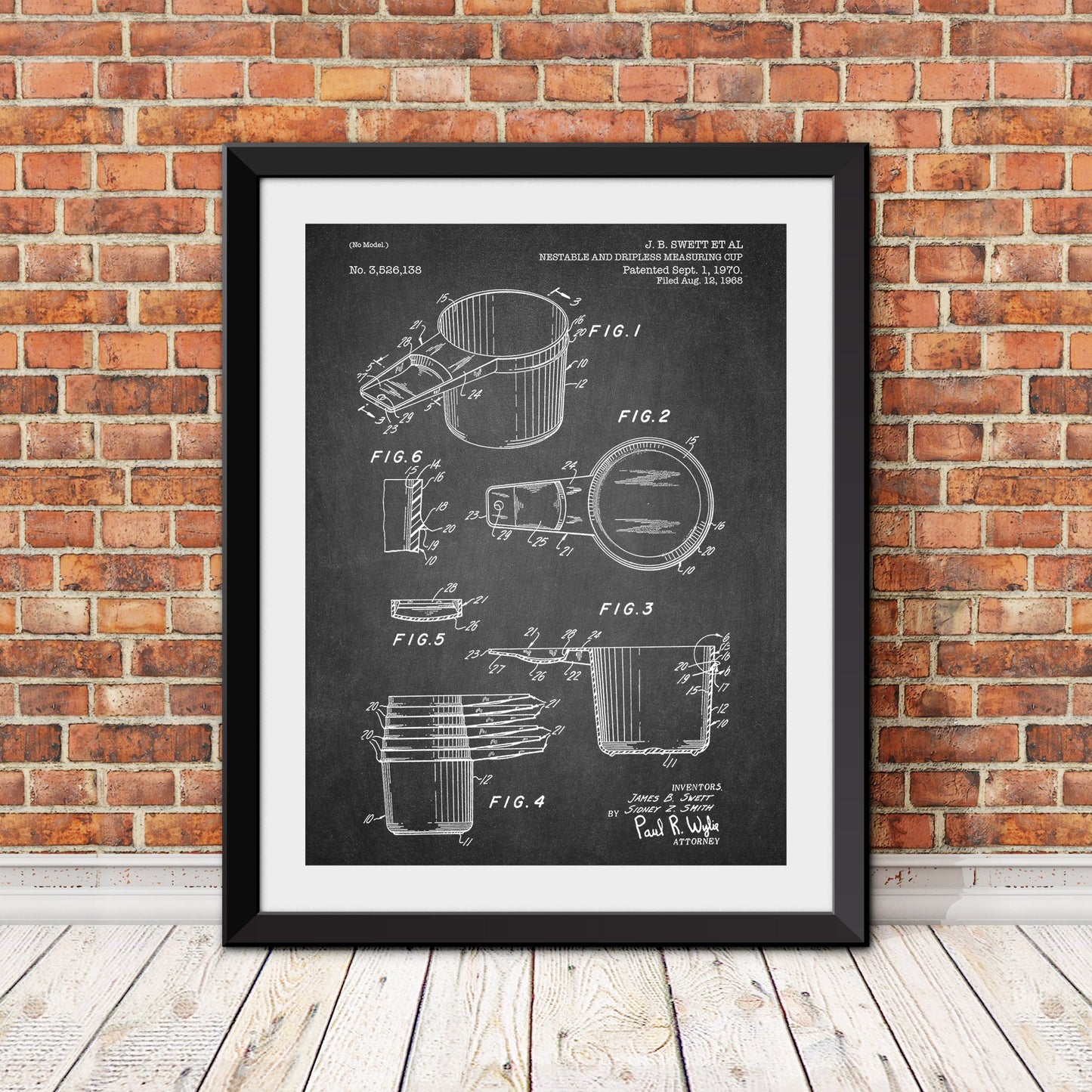 Nestable and Dripless Measuring Cup Patent Patent Print