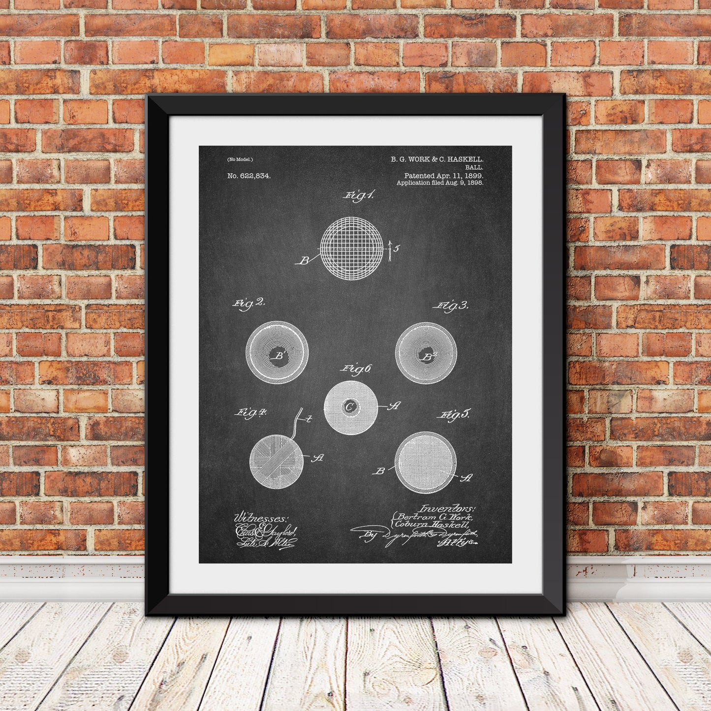 Golf Ball Patent I Patent Print