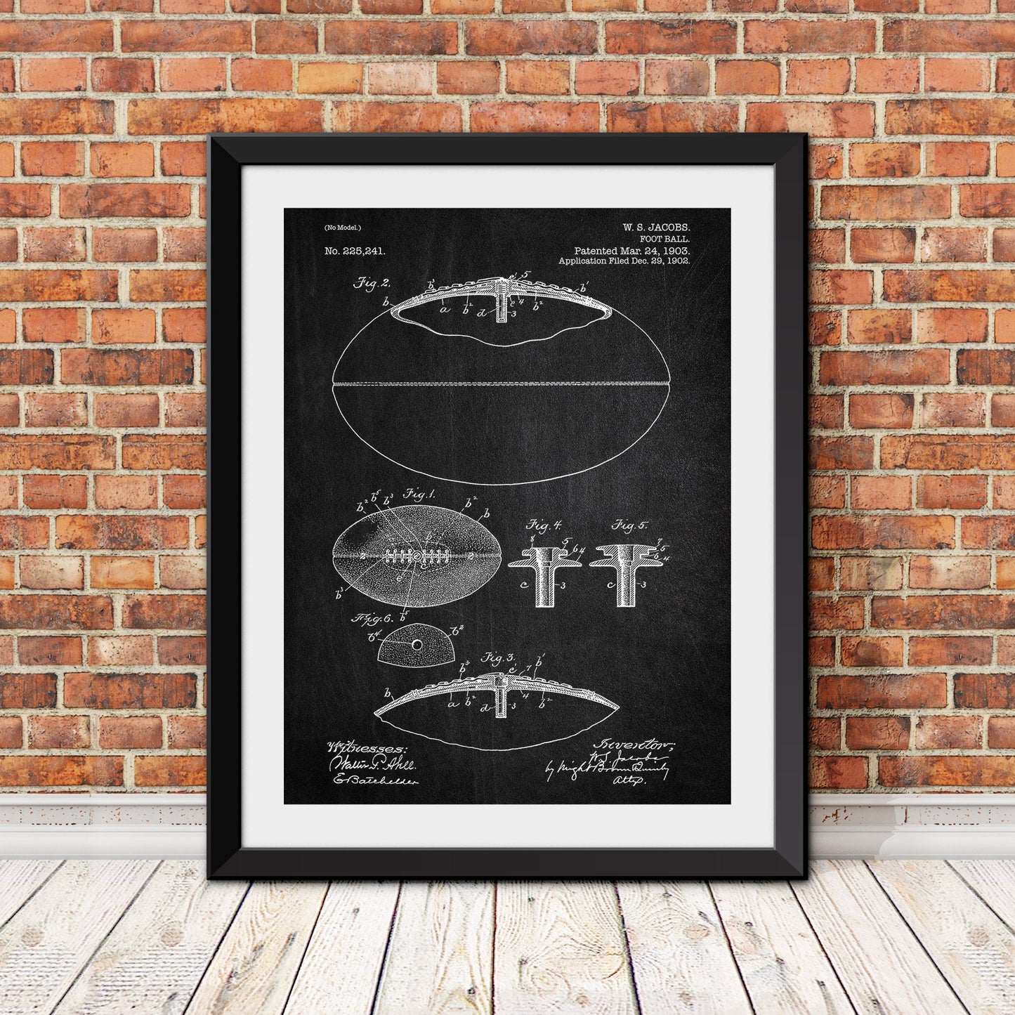 Football Patent Patent Print