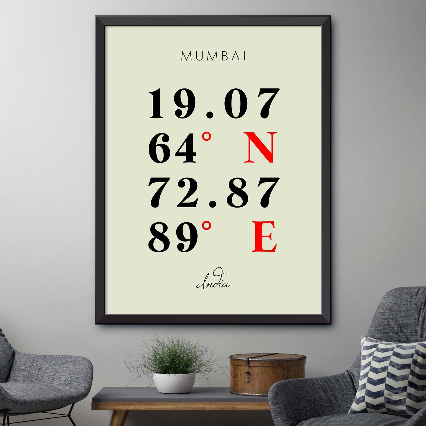 Mumbai Coordinate Map