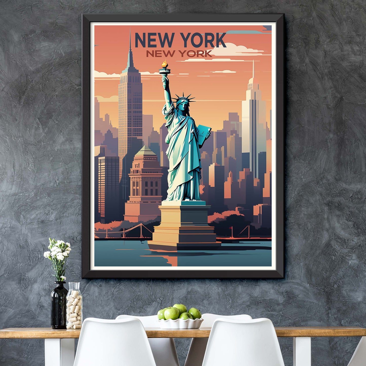 Empire State Elegance: Iconic New York Skyline