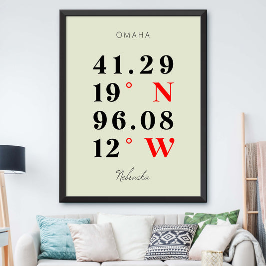 Omaha Coordinate Map