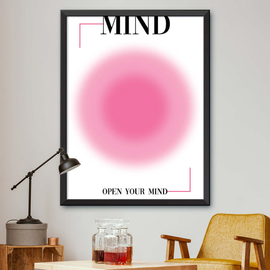 Pink Open Your Mind Print