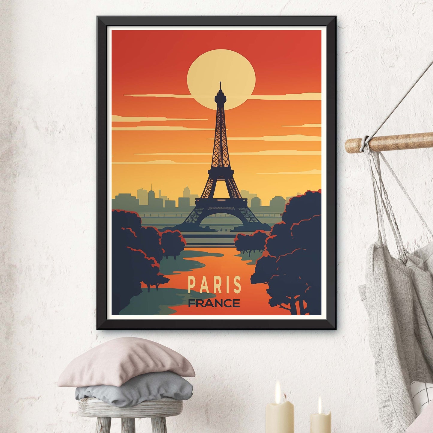 Parisian Panache: Eiffel Tower Sunset