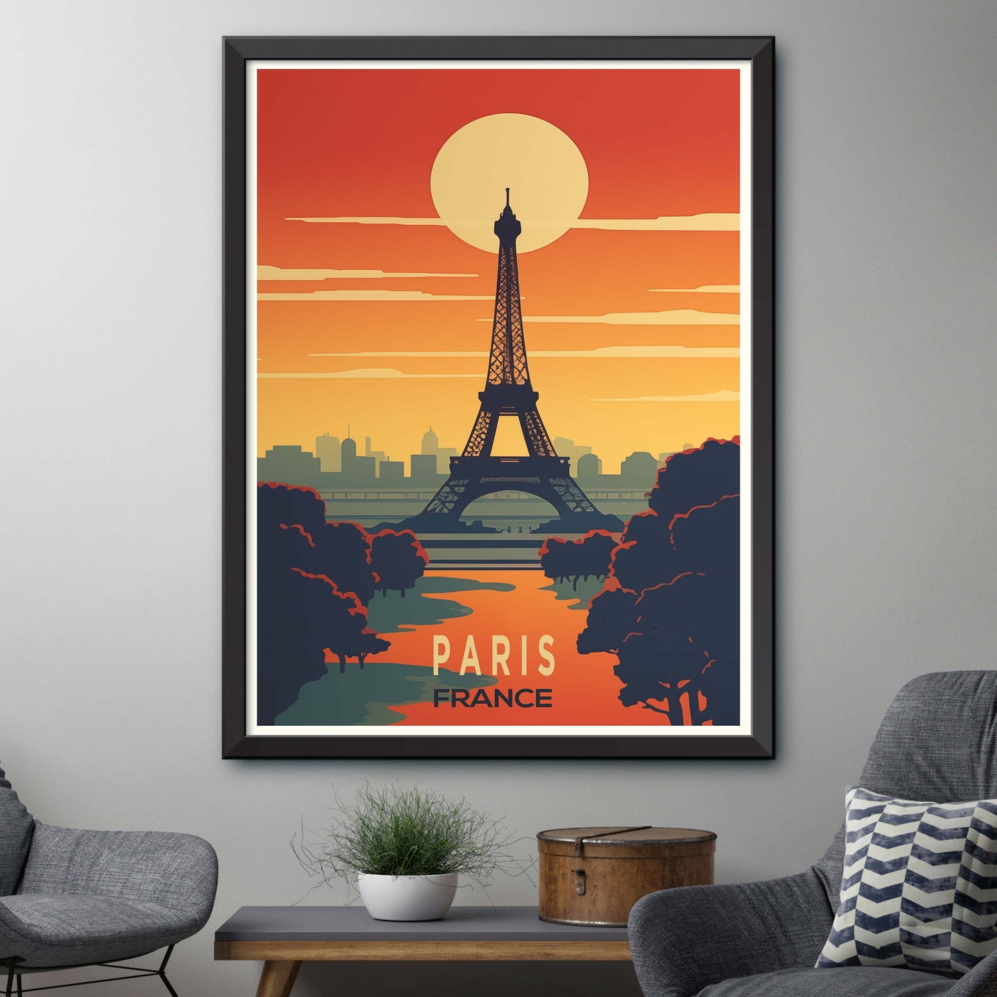 Parisian Panache: Eiffel Tower Sunset