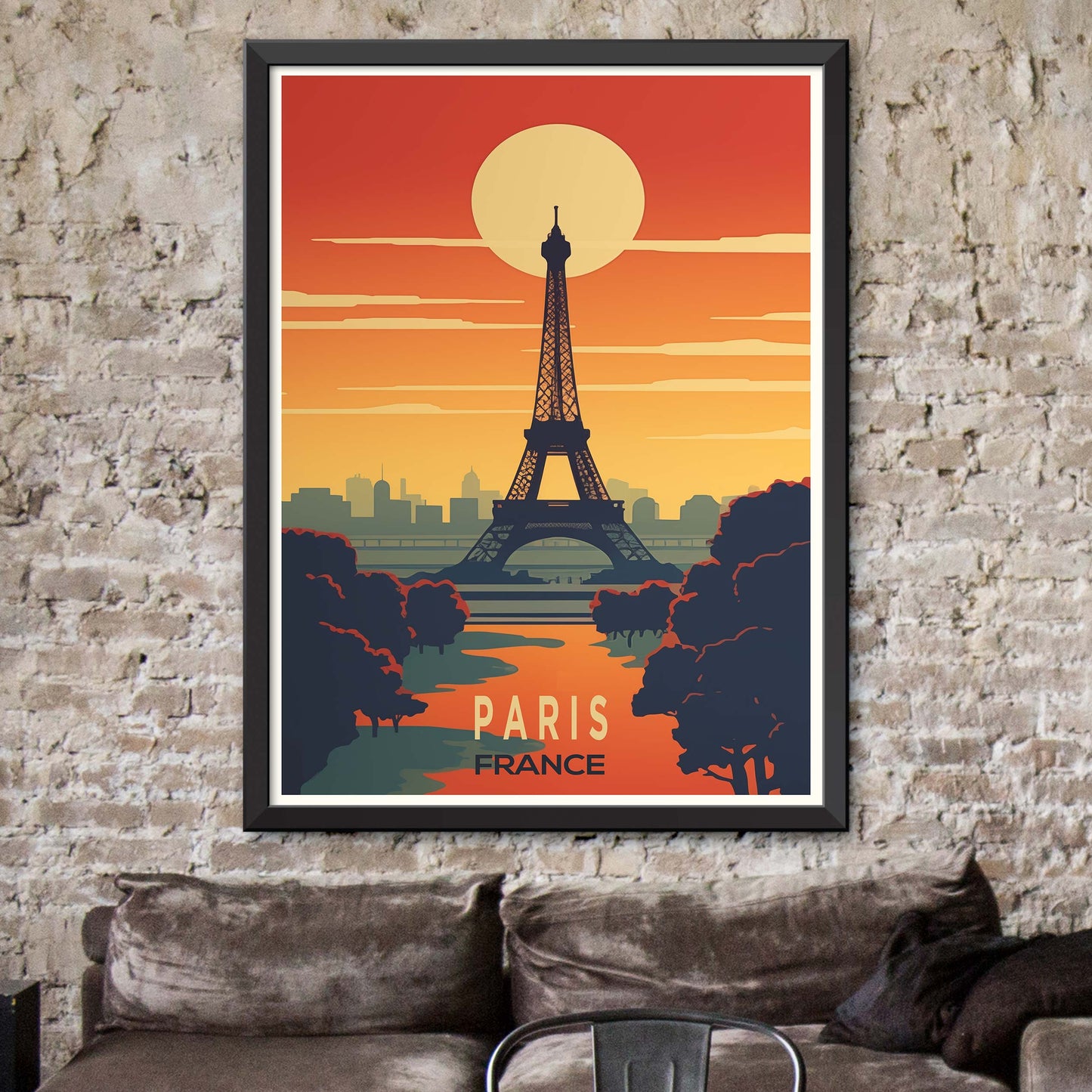 Parisian Panache: Eiffel Tower Sunset