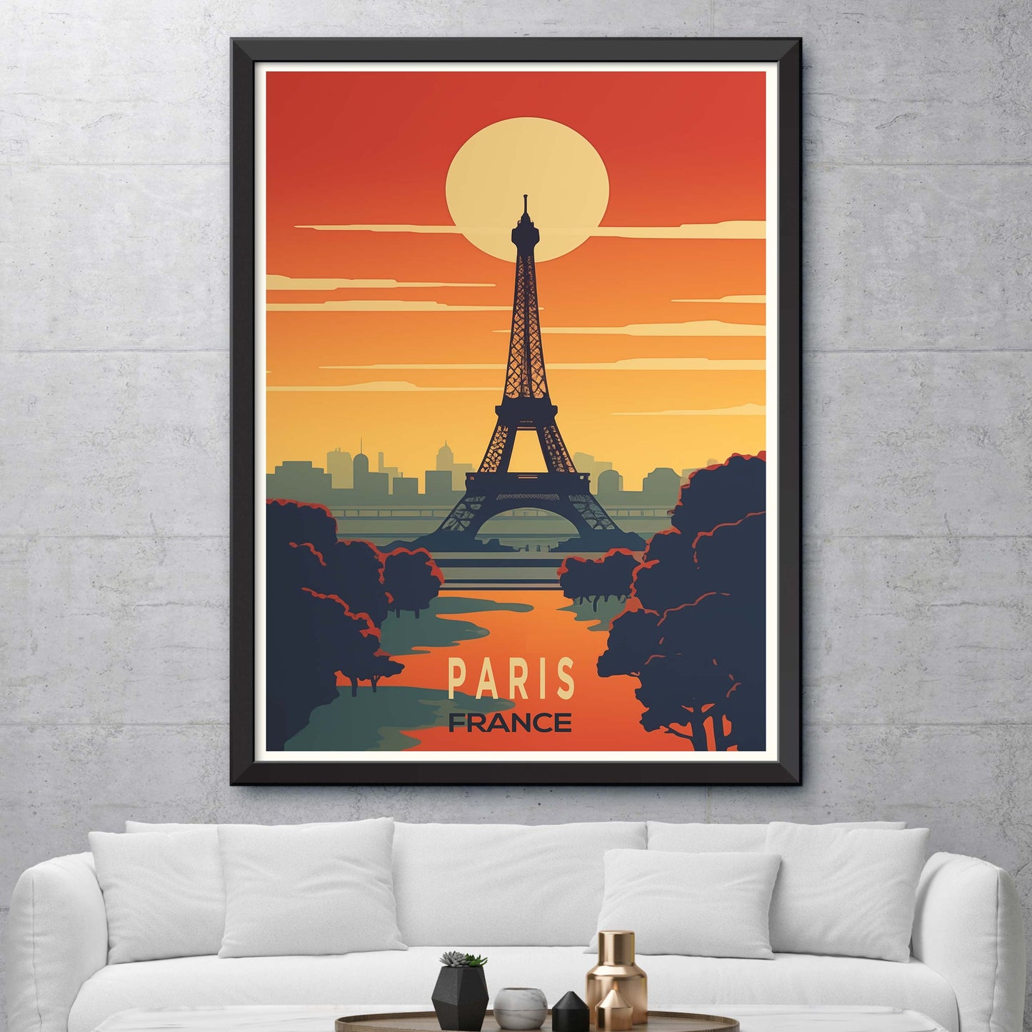 Parisian Panache: Eiffel Tower Sunset